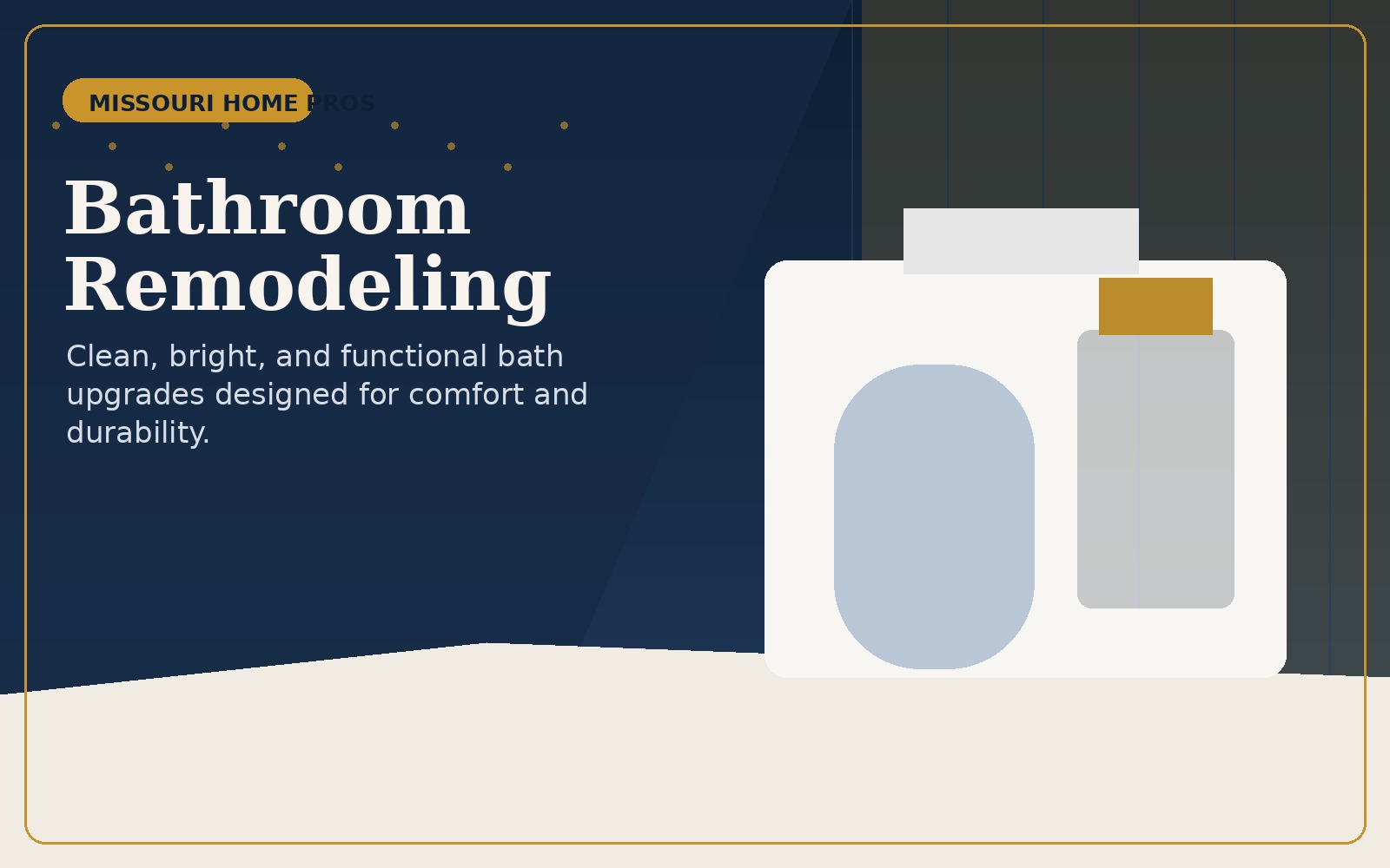 Bathroom remodeling